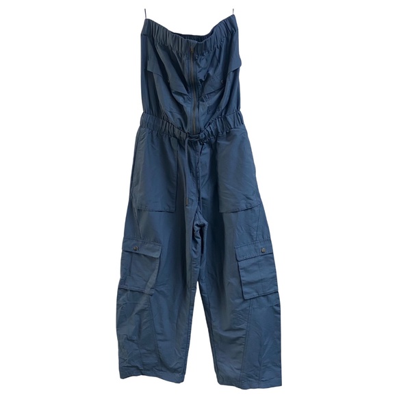 Free People Movement Shot Clock Onesie Twilight Tide Size Small NWT - Picture 2 of 9